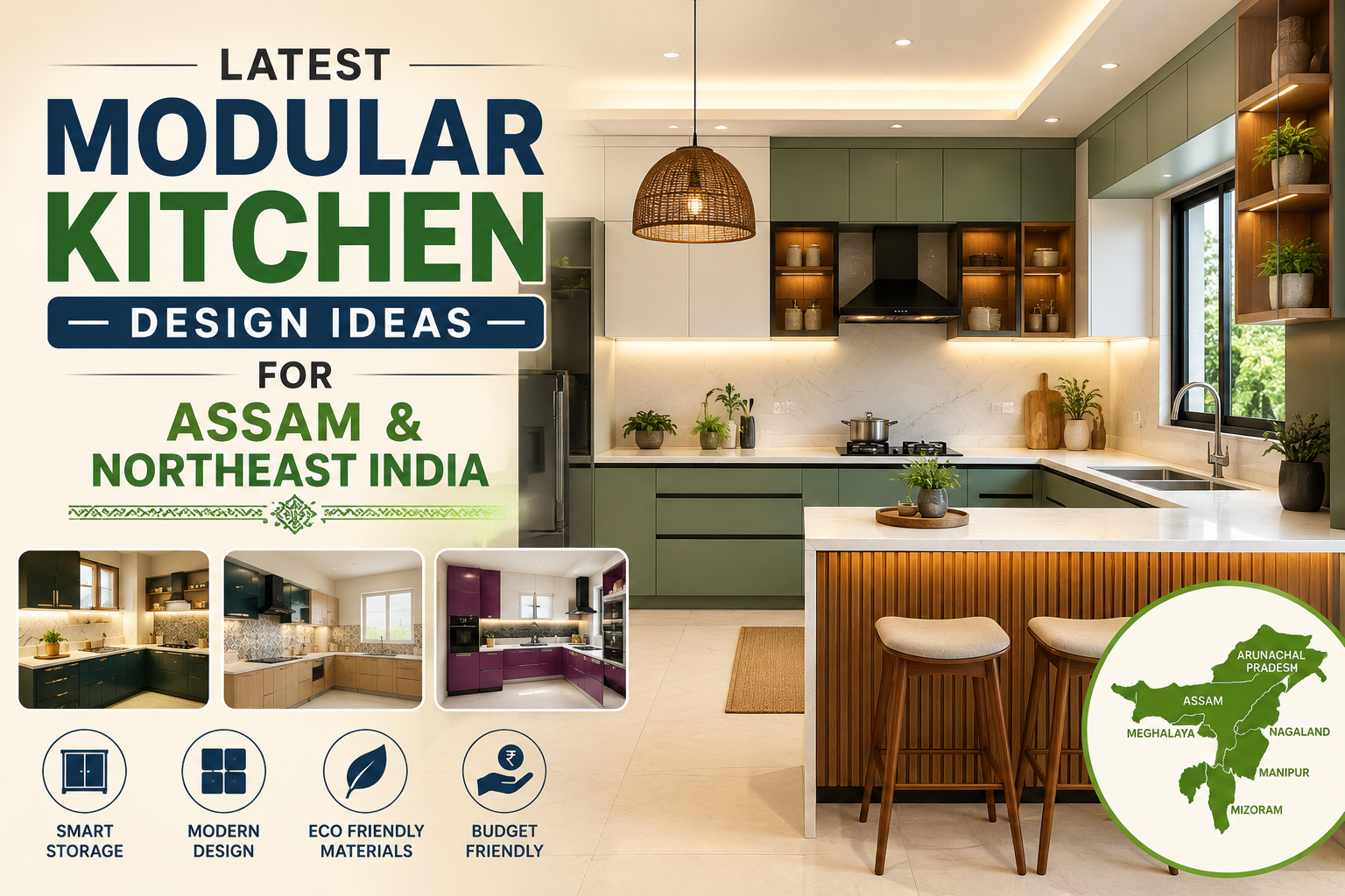 Modular kitchen design ideas for Northeast India